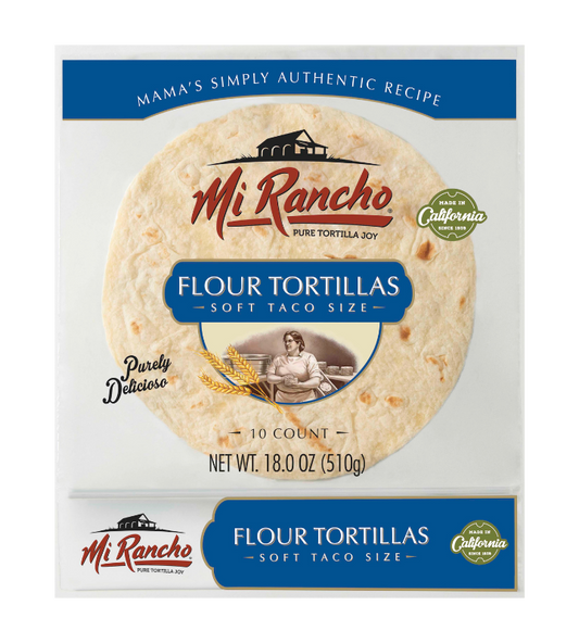 Mama's Soft Taco Flour Tortillas- 4 Packs