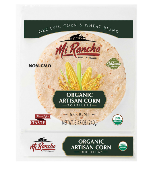 Organic Artisan Corn Tortillas