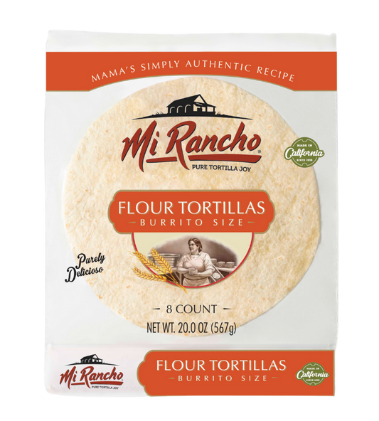 Mama's Burrito Flour Tortillas- 4 Packs