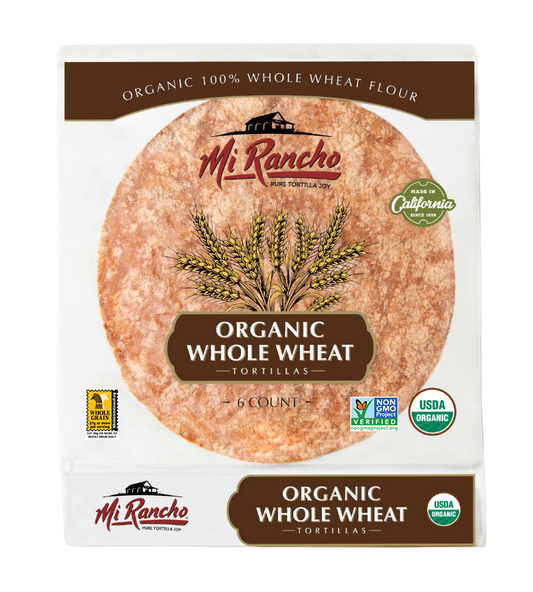 Organic Whole Wheat Flour Tortillas
