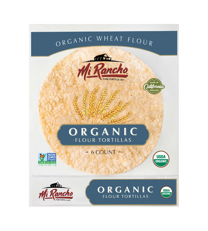 Organic Burrito Flour Tortillas Mi Rancho